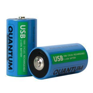 Акумулятор Quantum Li-ion USB D 1.5V, 5200mAh plastic case (шт) фото