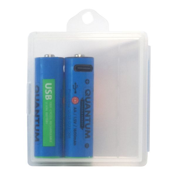 Акумулятор Quantum Li-ion USB D 1.5V, 5200mAh plastic case (шт) фото