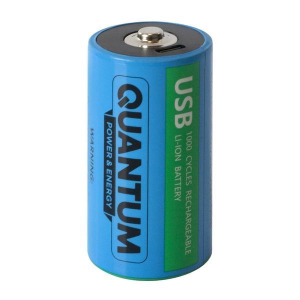 Акумулятор Quantum Li-ion USB D 1.5V, 5200mAh plastic case (шт) фото