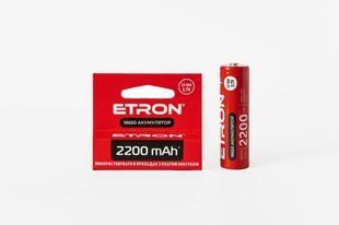 Акумулятор ETRON Ultimate Power 18650 2200 mAh фото