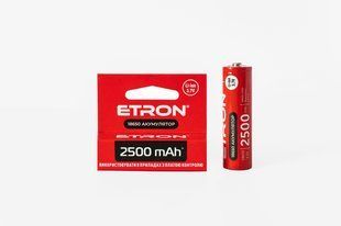 Акумулятор ETRON Ultimate Power 18650 2500 mAh фото