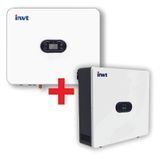 Гибридный инвертор INVT XD6KTL 6kW 48V IP66 с аккумулятором INVT LiFePO4 5kW 51.2V DGRP5.12-WLV, WI-FI фото