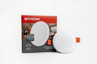 Світильник світлодіодний ETRON Decor 1-EDP-605 12W 5000К ІР20 коло фото