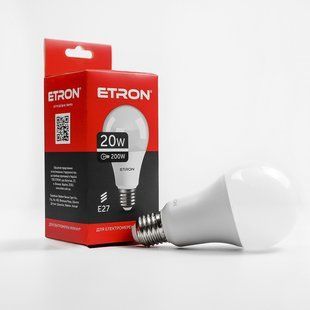LED лампа ETRON Light 1-ELP-002 A70 20W 4200K E27 фото