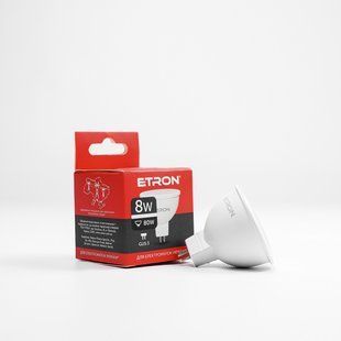 LED лампа ETRON Light 1-ELP-066 MR16 8W 4200K 220V GU5.3 фото