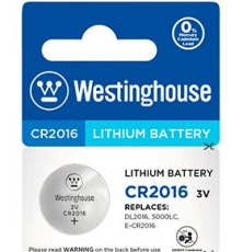 Батарейка Westinghouse Lithium CR2016 5шт/уп фото