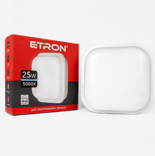 Світильник світлодіодний ETRON Communal 1-ЕСР-510-S 25W 5000К square фото
