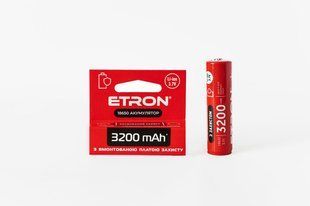 Акумулятор ETRON Ultimate Power 18650 3200 mAh з Захистом фото