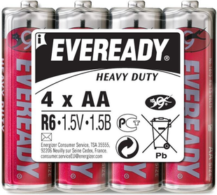 Батарейки соляні АА Energizer Eveready Heavy Duty AA R6 7638900370812 фото