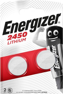 Батареї літієві CR2450 Lithium Energizer фото
