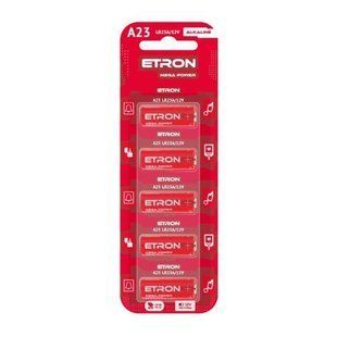 Батарейки алкалиновые A23 5шт ETRON Mega Power фото