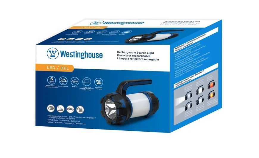Поисковый фонарь - светильник Westinghouse 5W LED WF215 с функцией Power Bank + Micro USB кабель в комплекте фото
