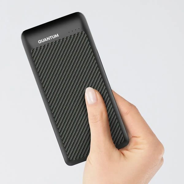 Універсальний мобільний акумулятор Power bank fast charging Quantum QM-PB1022 black 20 000mAh 3.7V фото