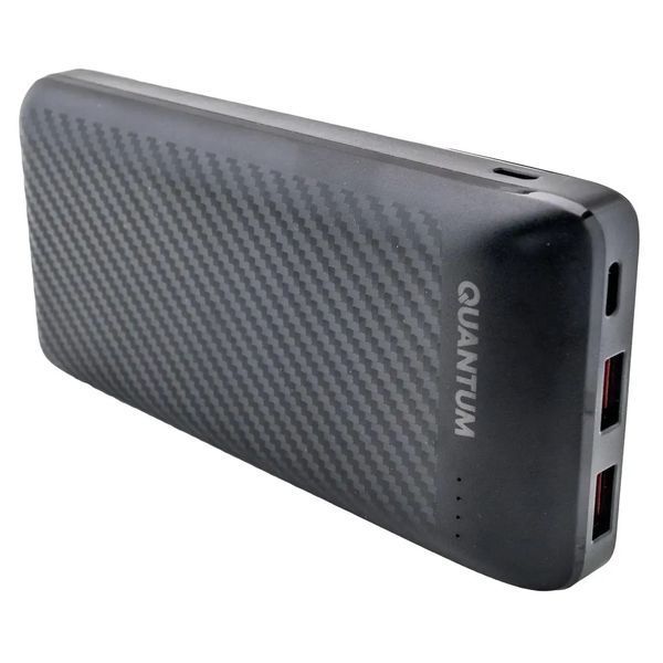 Універсальний мобільний акумулятор Power bank fast charging Quantum QM-PB1022 black 20 000mAh 3.7V фото