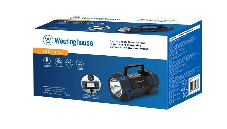 Поисковый фонарь Westinghouse 10W LED WF217 с функцией Power Bank + Micro USB кабель в комплекте фото