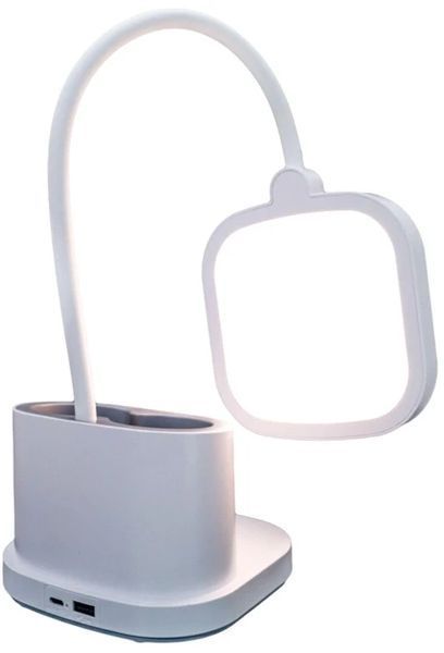 Настільна світлодіодна лампа з акумулятором Quantum VERONA QM-TL1061 LED 3.5W 450lm 4100К USB 5V 3000mAh з Power Bank фото