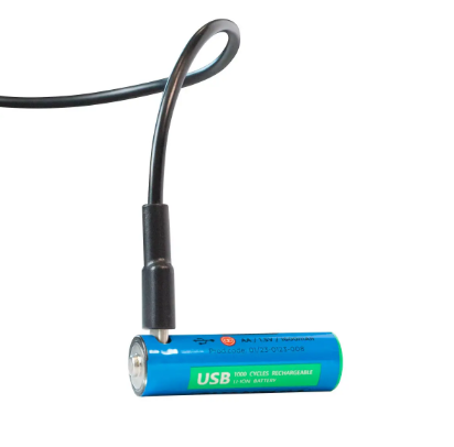 Акумулятор Quantum Li-ion USB AA 1.5V,1600mAh plastic case фото