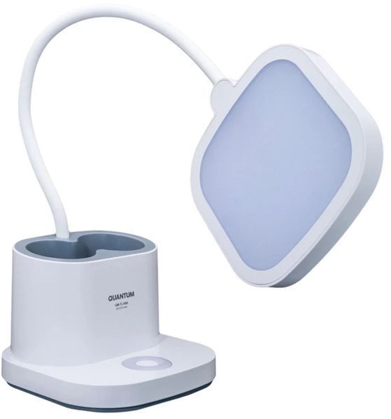 Настільна світлодіодна лампа з акумулятором Quantum VERONA QM-TL1061 LED 3.5W 450lm 4100К USB 5V 3000mAh з Power Bank фото