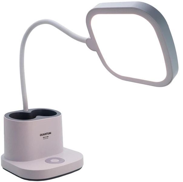 Настільна світлодіодна лампа з акумулятором Quantum VERONA QM-TL1061 LED 3.5W 450lm 4100К USB 5V 3000mAh з Power Bank фото