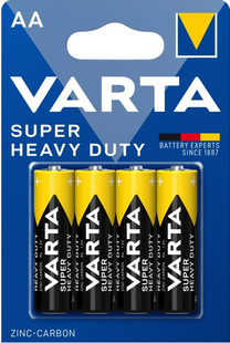 Батарейки соляні АА Varta SUPERLIFE AA R6 4008496556267 фото
