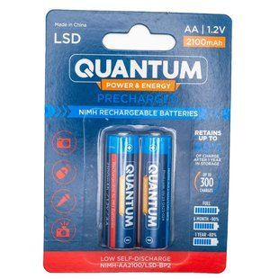 Акумулятор Ni-MH з низьким саморозрядом (LSD) Quantum 2100mAh 1.2V AA фото