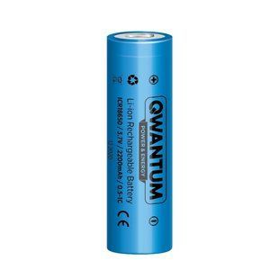 Акумулятор Quantum Li-ion ICR18650, 2200mAh, 0.5-1С (шт) фото