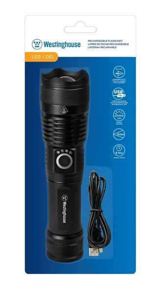 Ліхтар ручний перезарядний Westinghouse 20W LED WF393 з USB фото