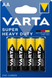 Батарейки солевые АА Varta SUPERLIFE AA R6 4008496556267 628 фото 1