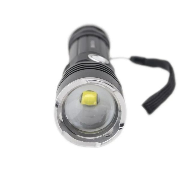 Ліхтар пошуковий Quantum QM-FL1020 Solid-H 10W LED з USB-C + Li-ion21700/4000mAh, blister фото