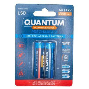 Акумулятор Ni-MH з низьким саморозрядом (LSD) Quantum 2600mAh 1.2V AA фото