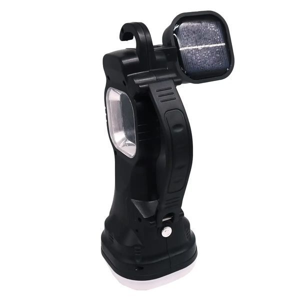 Фонарь кемпинговый перезарядный Quantum Stalker 3W LED + COB solar с USB (шт) фото