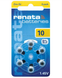 Батарейки Renata ZA10 1.4V Zinc air 6/60шт (Zinc Air 10DP ZA10 PR70 AC10 DA230 10A 10HP PR10 PR230) 424 фото 1