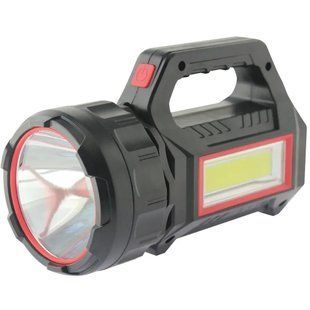 Ліхтар пошуковий Quantum QM-FL1051 Grant 5W LED+COB USB / solar з функцією Power Bank фото