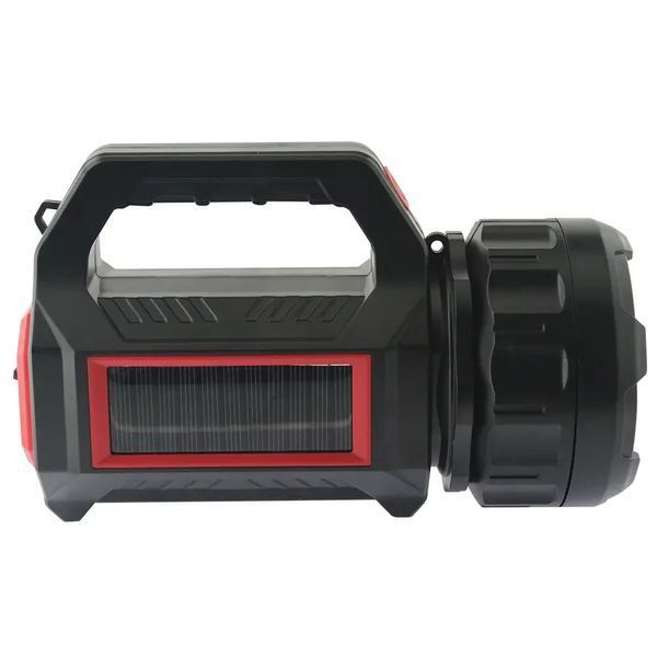 Ліхтар пошуковий Quantum QM-FL1051 Grant 5W LED+COB USB / solar з функцією Power Bank фото