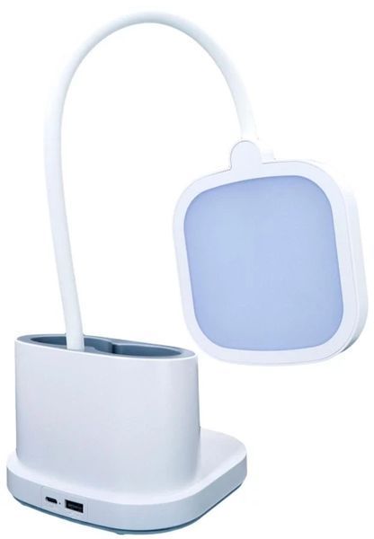 Настольная светодиодная лампа с аккумулятором Quantum VERONA QM-TL1061 LED 3.5W 450lm 4100К USB 5V 5200mAh з Power Bank фото
