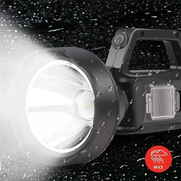 Ліхтар пошуковий Quantum QM-FL1063 Tracker 3W LED+COB з функцією Power Bank фото