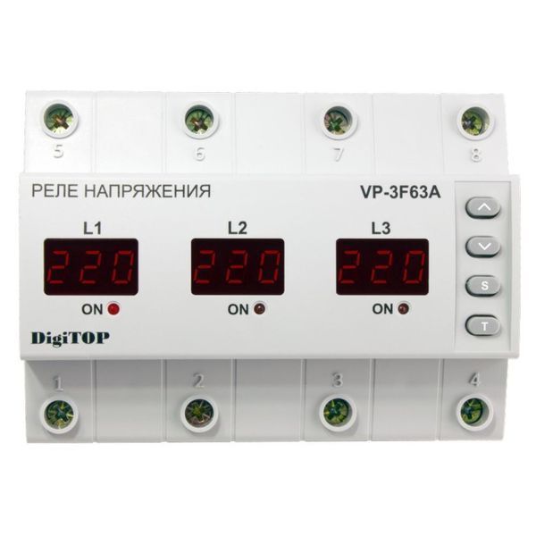 Реле напряжения DigiTOP VP-3F63A 4820118380971 фото