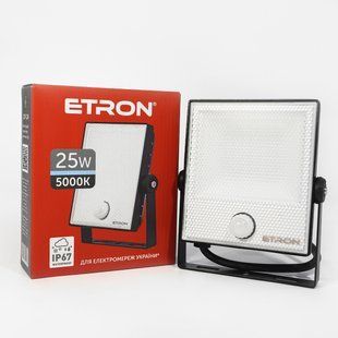 Прожектор ETRON Spotlight 1-ESP-224 25W 5000К з датчиком присутності фото