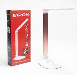 Лампа настільна світлодіодна ETRON 1-EDL-420 10W 3000-6000K Coral Pink фото