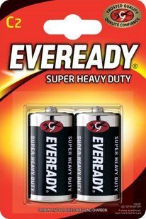 Батарейки Energizer Eveready Super Heavy Duty C / R14 BL2 (7638900083606) фото