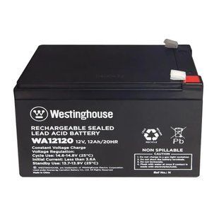 Батарея акумуляторна Westinghouse WA12120 12V/12Ah/F2 фото