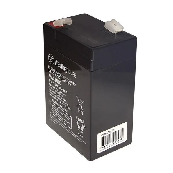 Батарея акумуляторна Westinghouse WA650 6V/5Ah/F2 фото