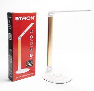 Лампа настільна світлодіодна ETRON 1-EDL-422 10W 3000-6000K Gold фото