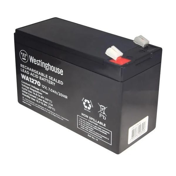 Батарея акумуляторна Westinghouse WA1270 12V/7Ah/F2 фото