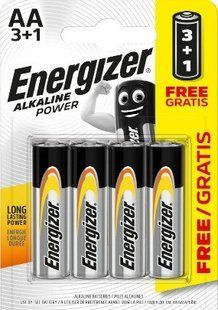Батарейки лужні АА Energizer POWER AA LR6 7638900246599 фото