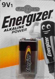 Алкалінова Батарейка 9V 6LR61 POWER Energizer фото