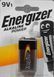 Алкалінова Батарейка 9V 6LR61 POWER Energizer 241 фото 1