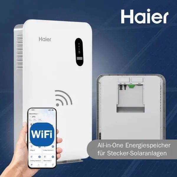 Система автономного живлення All-in-One HAIER GLORIA HPS-2.5-800 2.4kW 2.56kWh 51.2V IP54 Wi-Fi фото