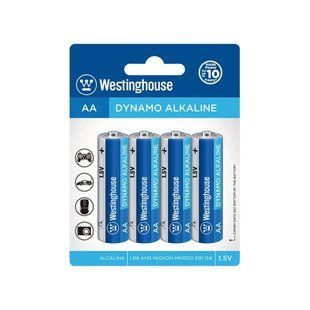 Батарейки лужні АА Westinghouse Dynamo Alkaline AA LR6 889554000014 фото