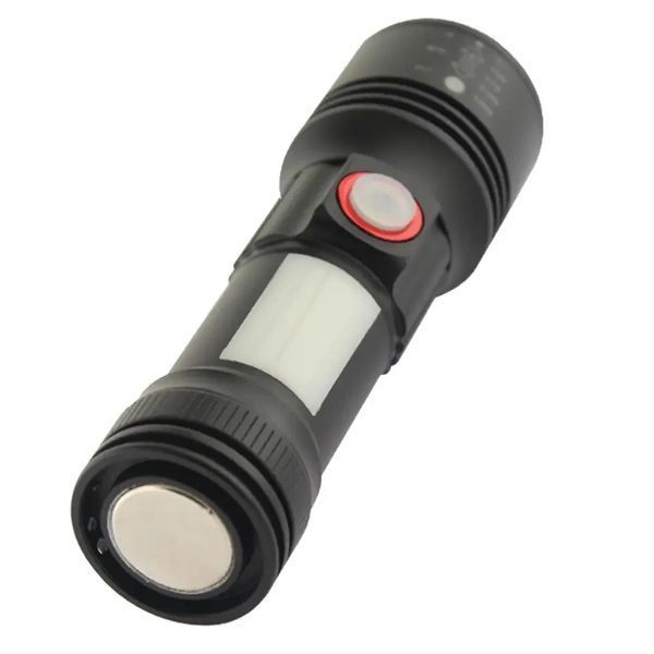 Ліхтар пошуковий Quantum QM-FL1031 Adept 10W LED zoom + COB з USB фото